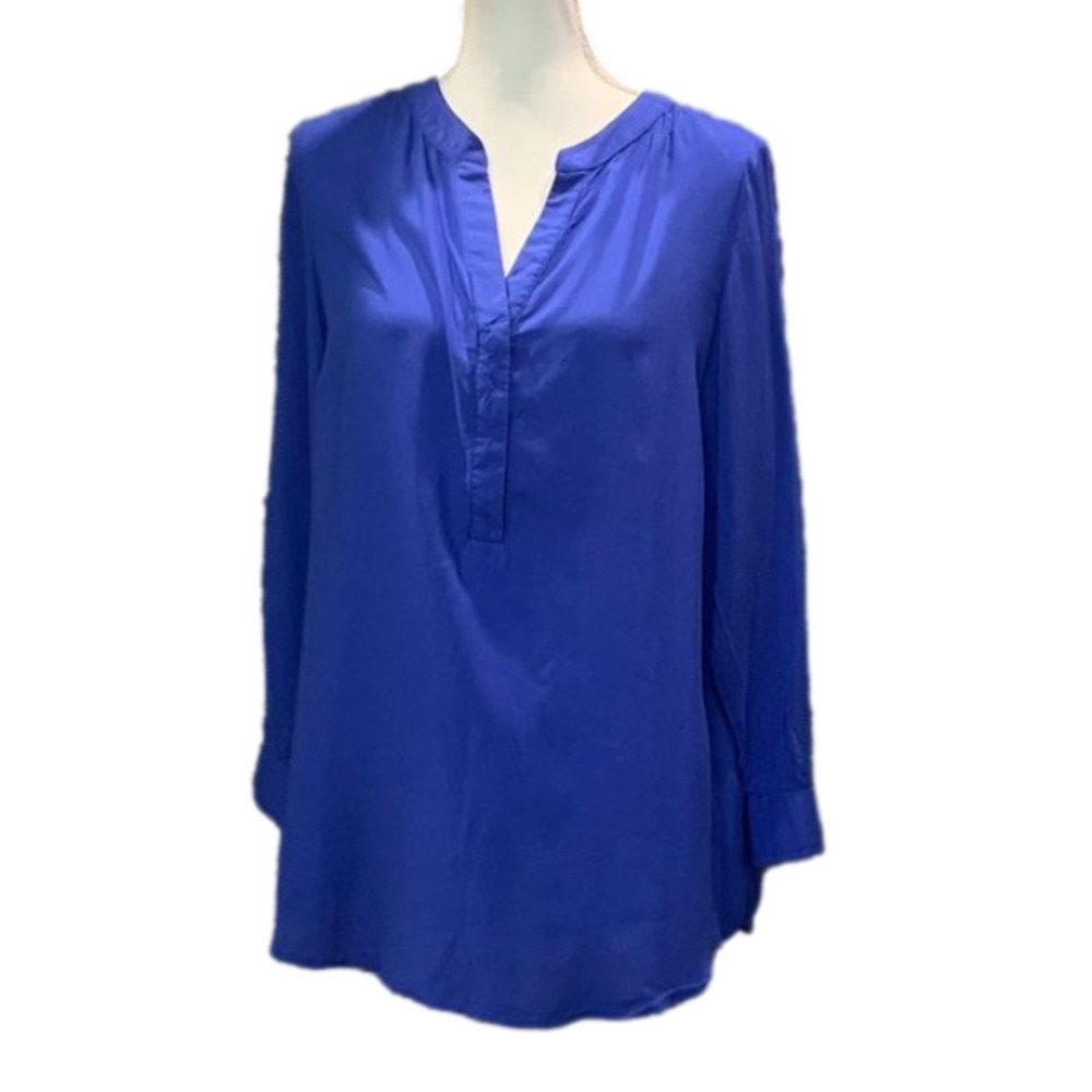 MONROE AND MAIN Blue Tunic Top